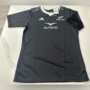 Adidas Black Ferns Women’s National Rugby Team Men’s Jersey (Large) Retails $95